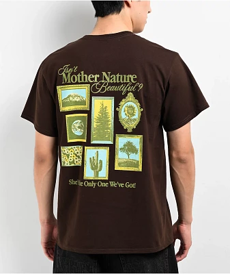 Dravus Mother Nature Brown T-Shirt