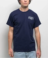 Dravus Muddy Boots Navy T-Shirt