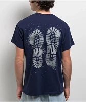 Dravus Muddy Boots Navy T-Shirt