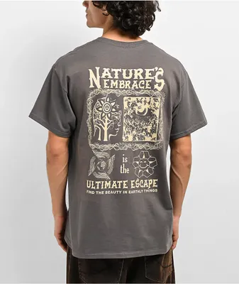 Dravus Nature's Embrace Charcoal T-Shirt