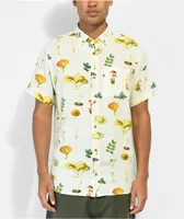 Dravus Neat Nature Sand Short Sleeve Button Up Shirt