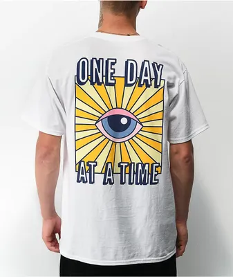 Dravus One Day At A Time White T-Shirt