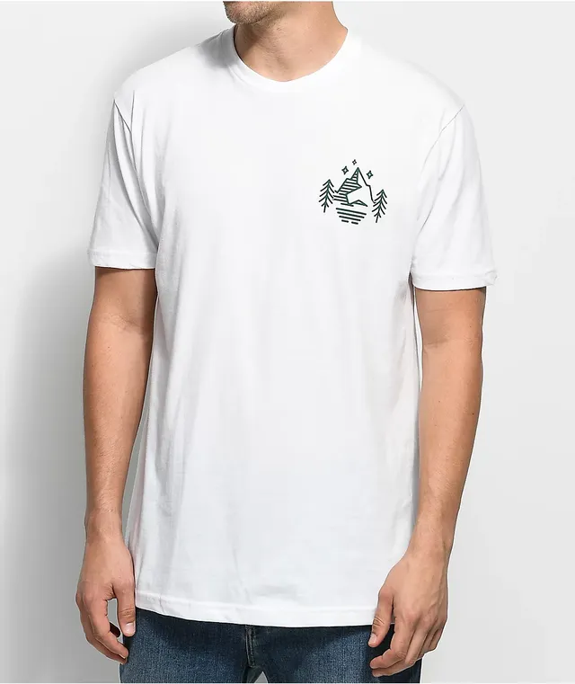 Dravus Peaks & Pines White T-Shirt