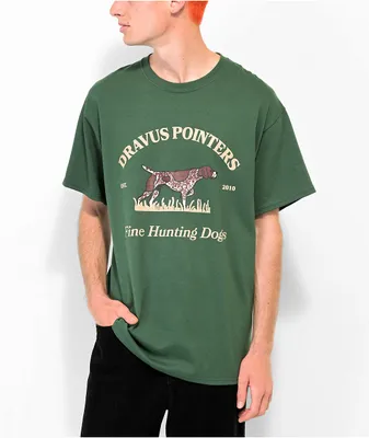 Dravus Pointers Forest Green T-Shirt