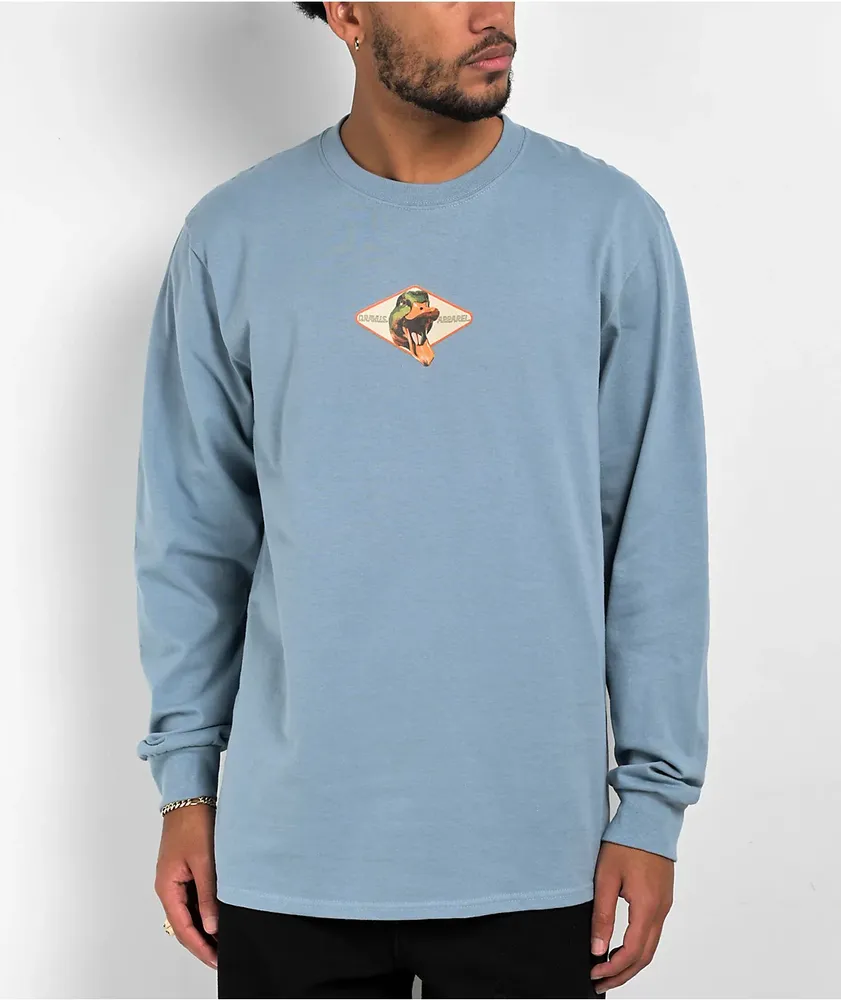 Dravus Qwack Blue Long Sleeve T-Shirt