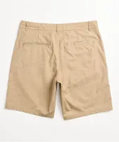 Dravus Recreational Khaki Hybrid Shorts