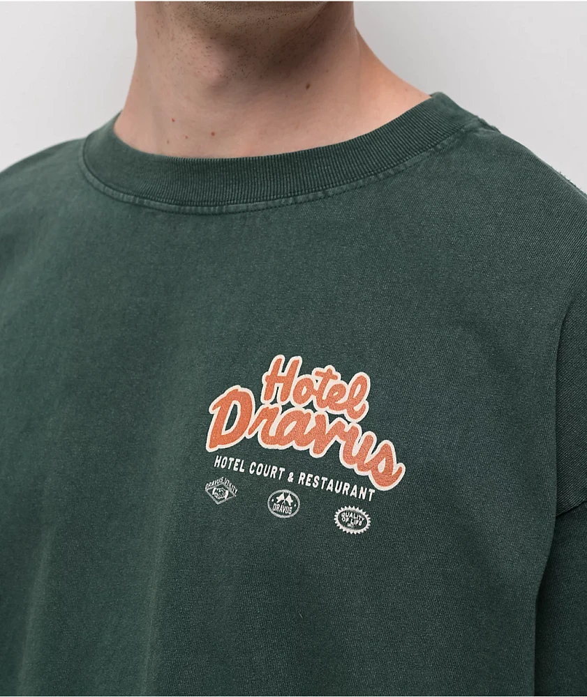 Dravus Retro Hotel Green T-Shirt