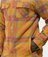 Dravus Smokey Tobacco Sherpa Flannel Shirt