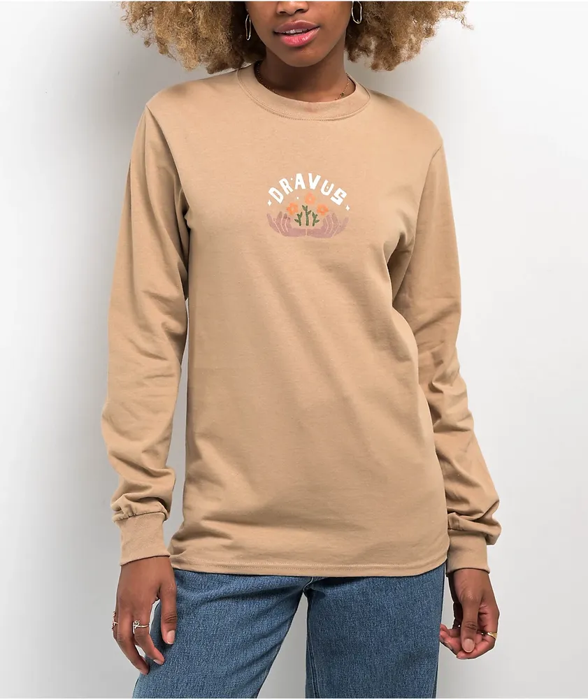 Dravus Somewhere Soon Sand Long Sleeve T-Shirt 