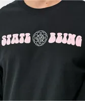 Dravus State of Being Black Long Sleeve T-Shirt