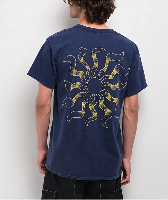 Dravus Sun Screen Navy Wash T-Shirt