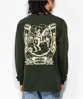 Dravus Supply Co. Dark Green Long Sleeve T-Shirt