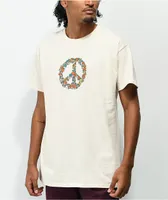 Dravus Symbol Of Peace Cream T-Shirt