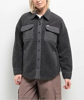 Dravus Tempest Black Sherpa Jacket