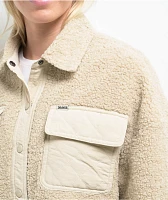 Dravus Tempest Cream Sherpa Jacket