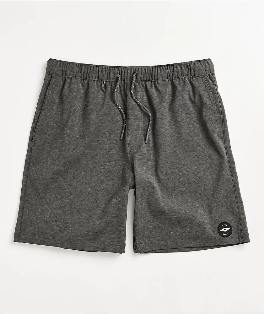 Dravus Terrapin Washed Black Shorts