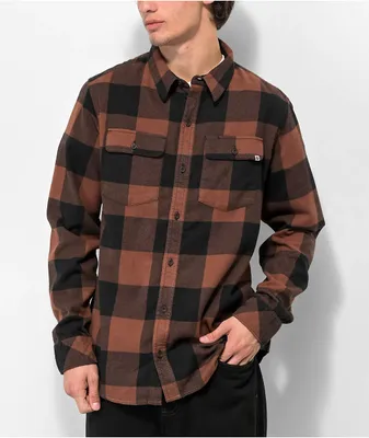 Dravus Travis Brown & Black Flannel Shirt 