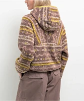 Dravus Vista Brown Sherpa Hoodie