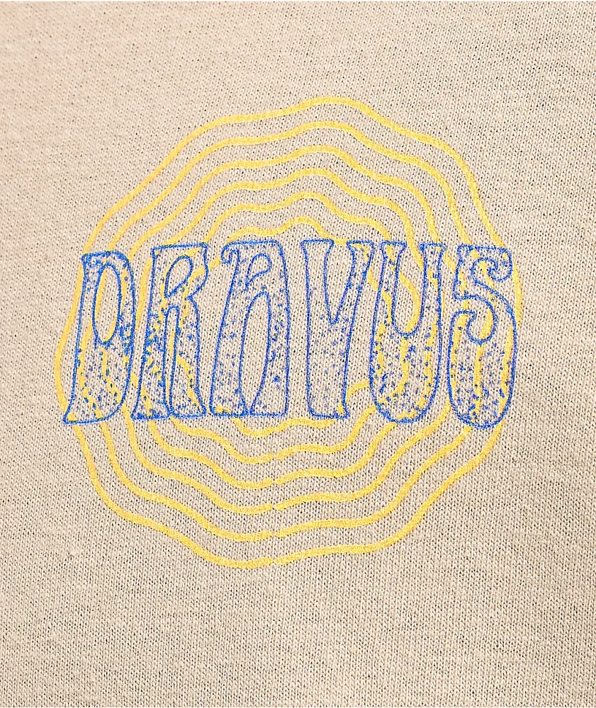 Dravus Waves Of Energy Beige T-Shirt