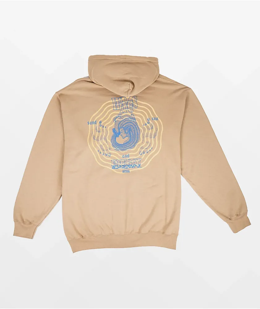 Dravus Waves Of Energy Natural Hoodie