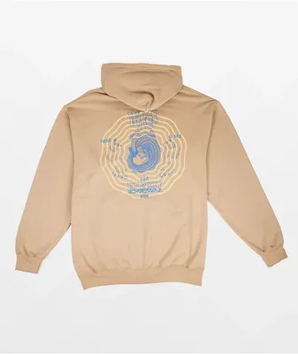 Dravus Waves Of Energy Natural Hoodie