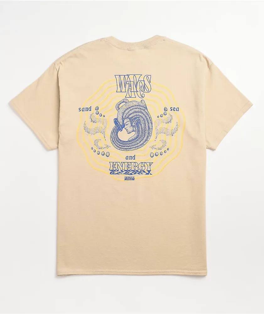 Dravus Waves Of Energy Natural T-Shirt
