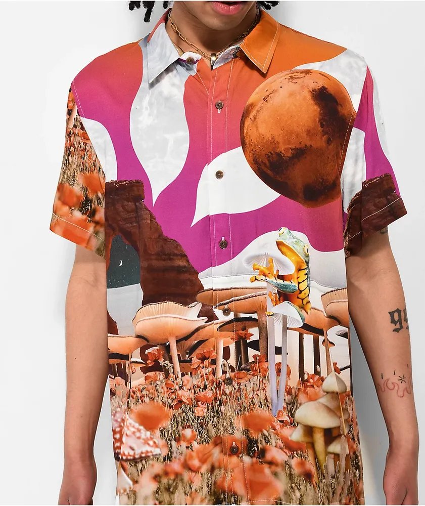 Dravus Wilder Short Sleeve Button Up T-Shirt