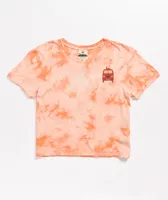 Dravus Yony Sun Seeker Pink Tie Dye Crop T-Shirt