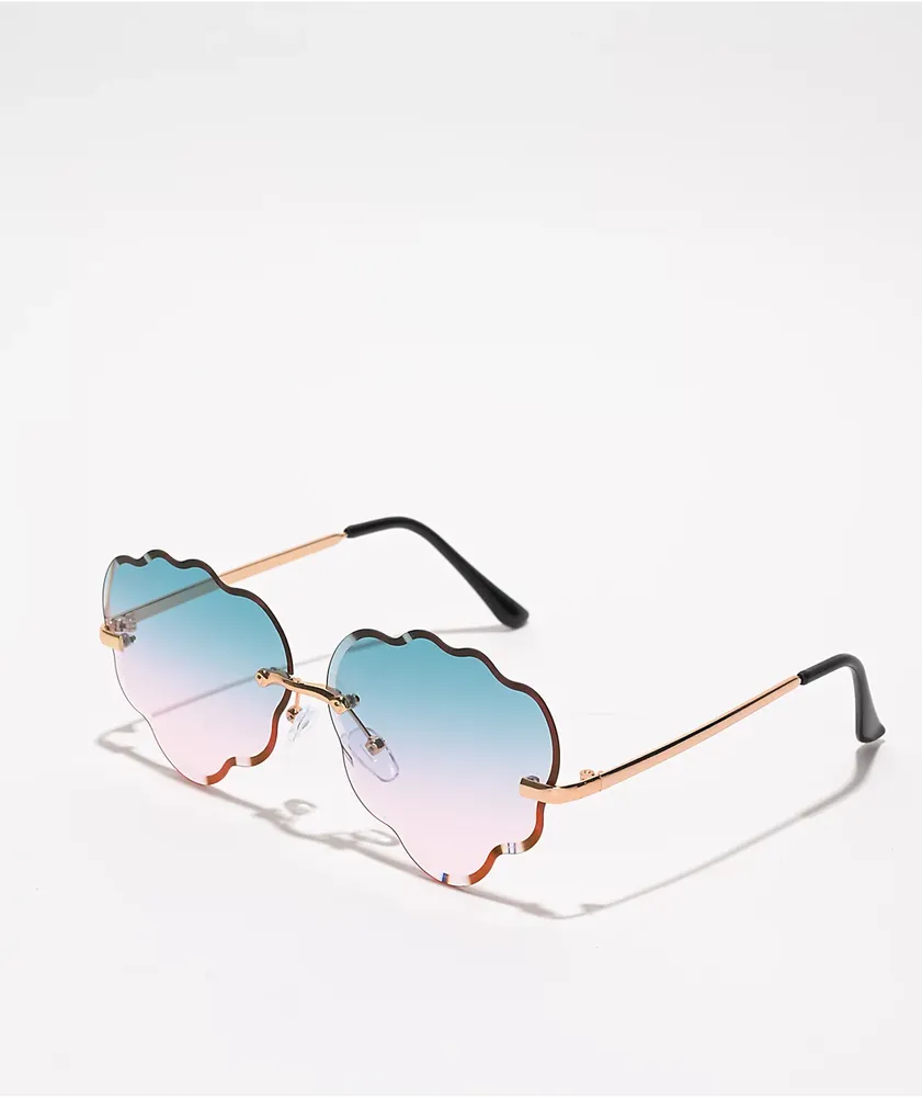 Dream Cloud Blue & Pink Sunglasses