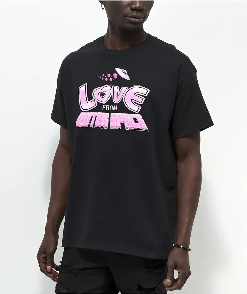 Dreamboy Love From Outer Space Black T-Shirt