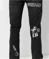 Dript Denim D.1004 Doodle Dream Black Skinny Jeans