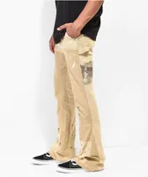 EPTM Camo Pocket Khaki Flare Pants