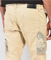 EPTM Camo Pocket Khaki Flare Pants