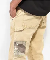 EPTM Camo Pocket Khaki Flare Pants