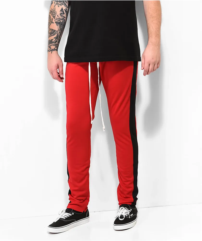 Seamed Straight Leg Track Pants