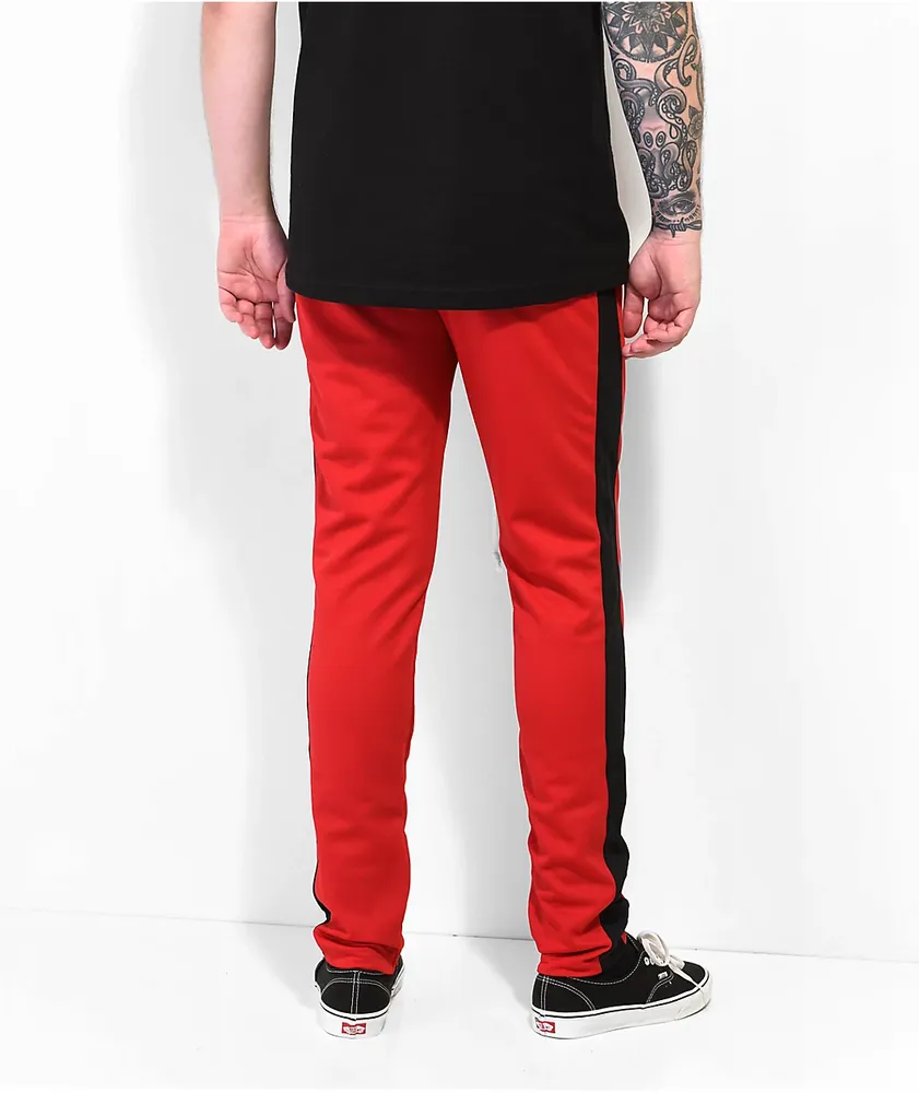 Seamed Straight Leg Track Pants