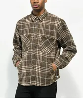 EPTM Slit Brown & Blue Flannel Shirt