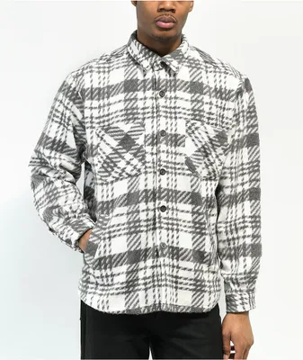 EPTM Slit Modern Grey Flannel Shirt