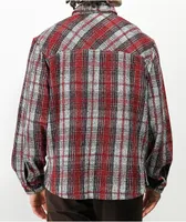 EPTM Slit Red & Grey Flannel Shirt