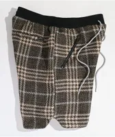 EPTM Tweed Brown Trucker Shorts