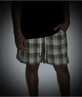 EPTM Tweed Trucker Blue & White Shorts