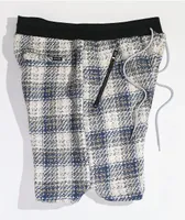 EPTM Tweed Trucker Blue & White Shorts