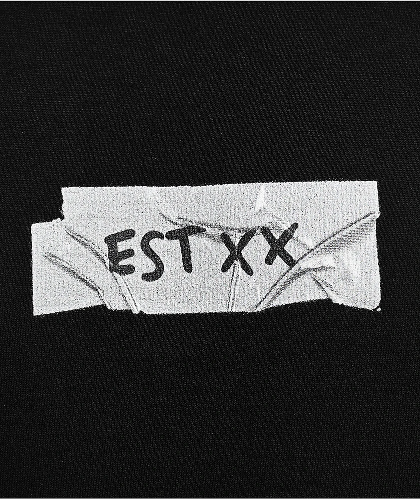 EST 19XX Stuct On You Black Long Sleeve T-Shirt