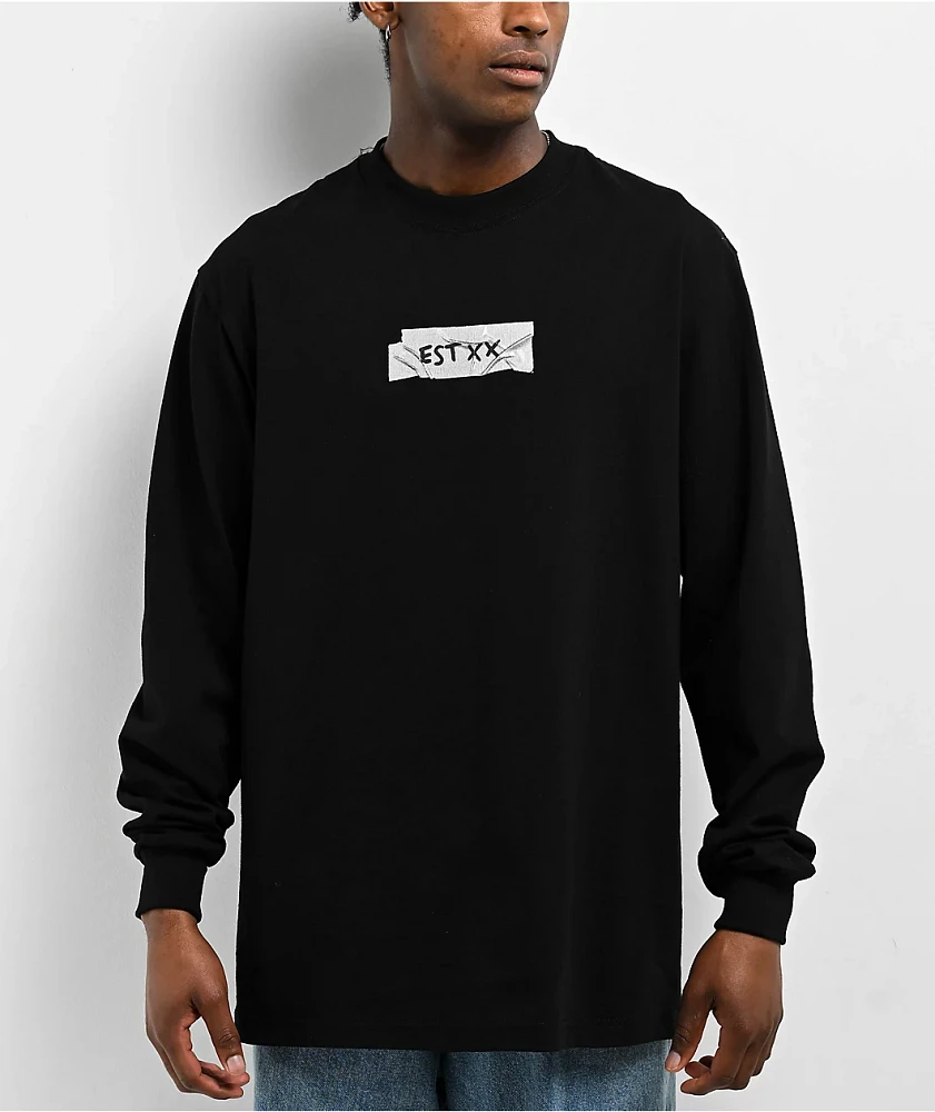 EST 19XX Stuct On You Black Long Sleeve T-Shirt