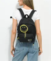 Eastpak x Smiley Orbit Black Mini Backpack