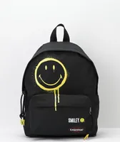 Eastpak x Smiley Orbit Black Mini Backpack