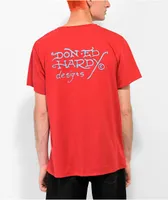 Ed Hardy Bulldog Red T-Shirt