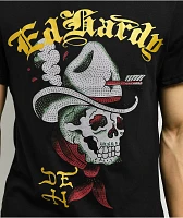 Ed Hardy Cowboy Skull Black T-Shirt