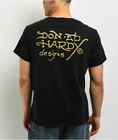 Ed Hardy Cowboy Skull Black T-Shirt