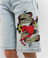 Ed Hardy Dagger Sword Light Tint Shorts